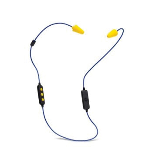 LIBERATE 2.0 PL-UY Earphones, 4.1 Bluetooth, 23/26 dB SPL, Blue/Yellow