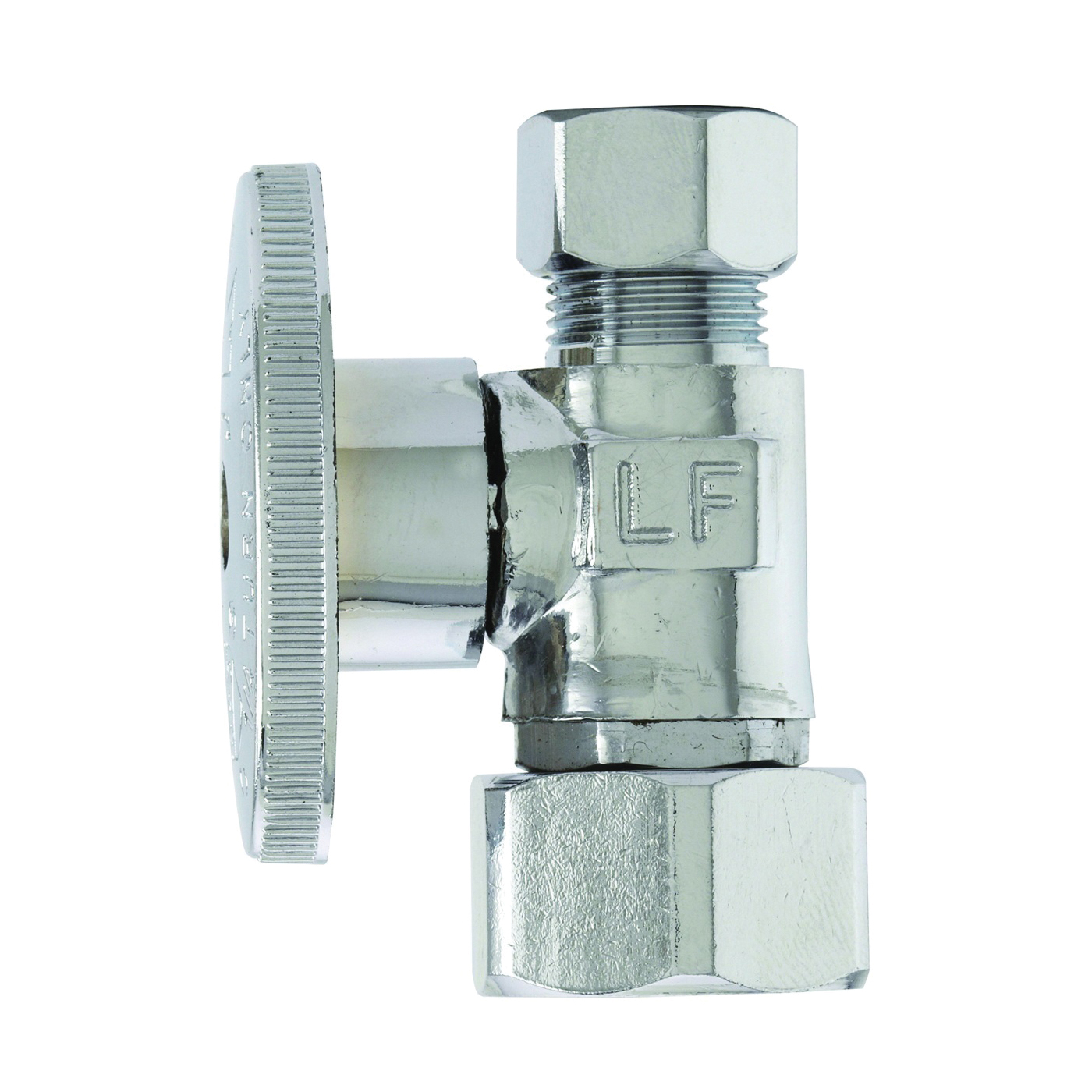 PP2103LF Repair Valve, 1/2 x 3/8 in Connection, FIP Swivel x Compression, Brass Body