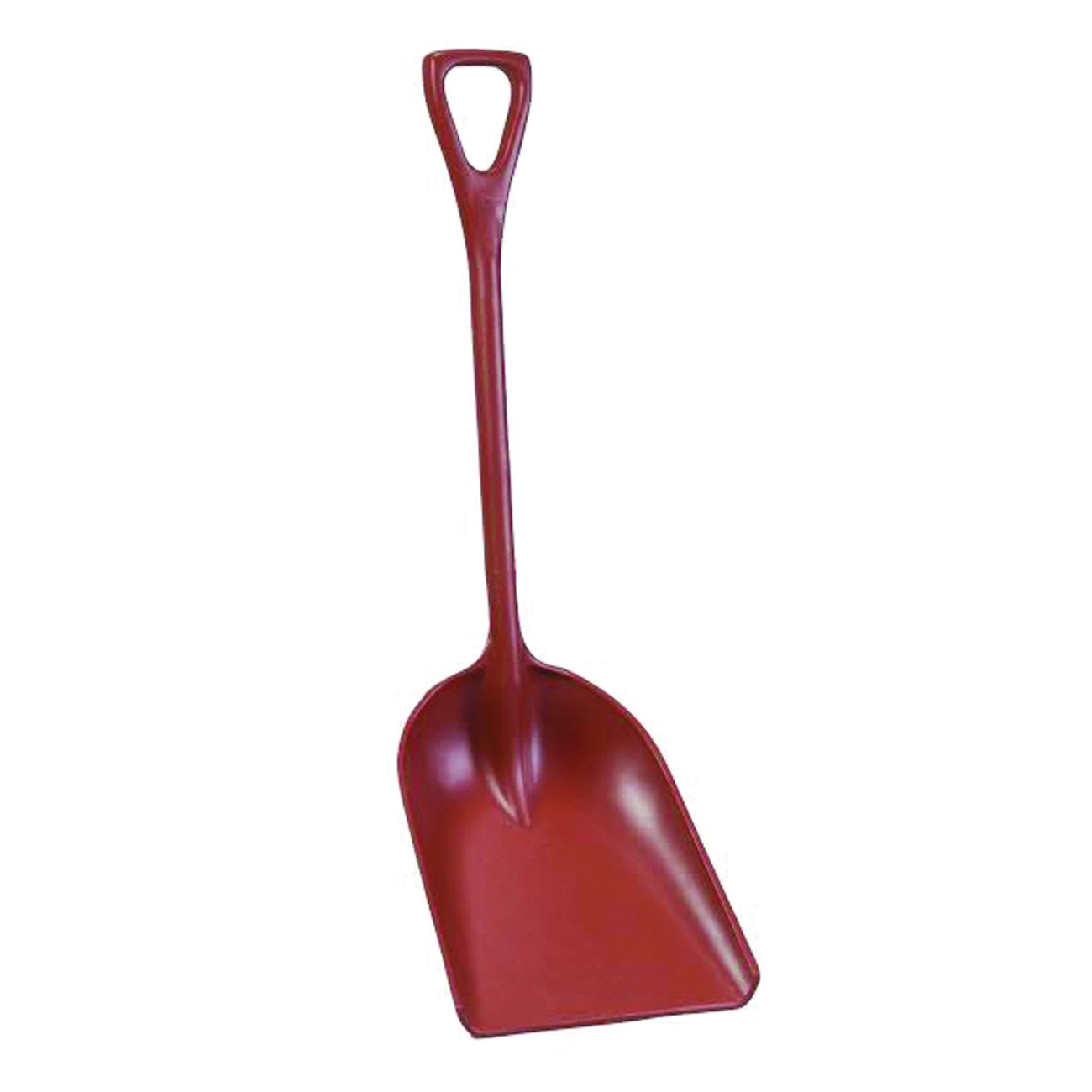 P6982R Scoop Shovel, 14 in W Blade, 17 in L Blade, Polymer Blade, Polymer Handle, D-Shaped Handle