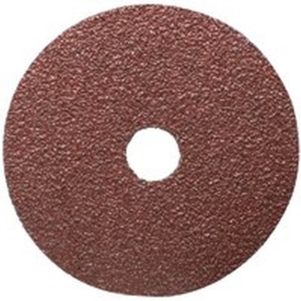 01915 Sanding Disc, 5 in Dia, 7/8 in Arbor, Coated, 16 Grit, Extra Coarse, Aluminum Oxide Abrasive, Fiber Backing