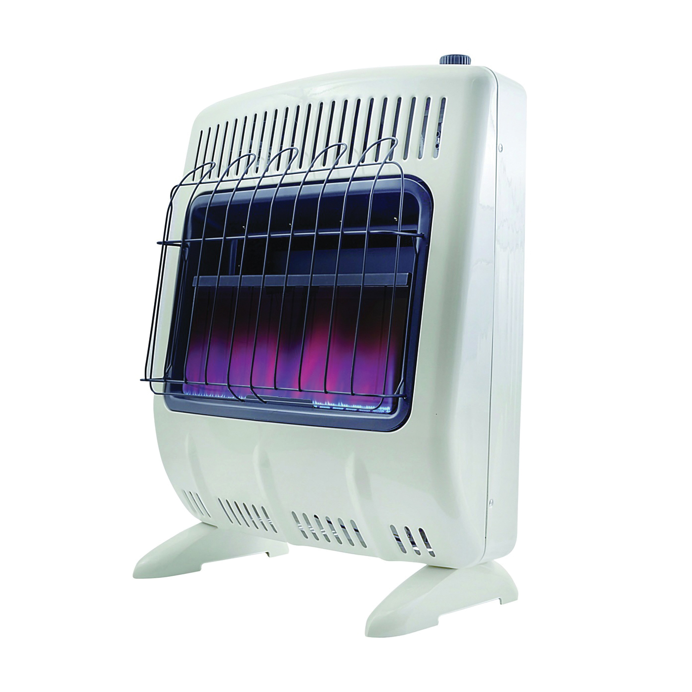 Mr. Heater F299730 Vent-Free Blue Flame Gas Heater, 20 lb Fuel Tank, Propane, 30000 Btu, 750 sq-ft Heating Area