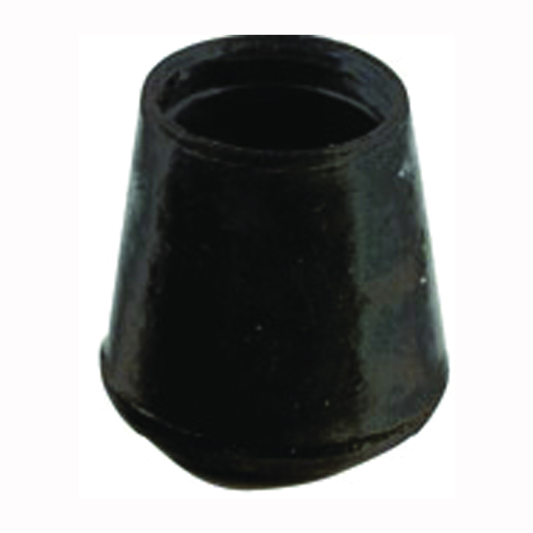 SHEPHERD HARDWARE 9761 Shepherd Hardware 9761 Furniture Leg Tip, Round, Rubber, 7/8 in Dia, Black - 1