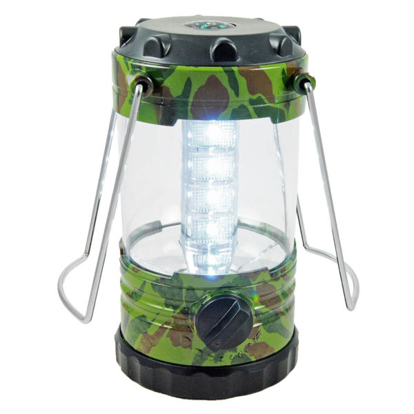 Blazing LEDz 702279 Lantern, Alkaline Battery, 12-Lamp, LED Lamp, Green/Twig Camouflage - 2