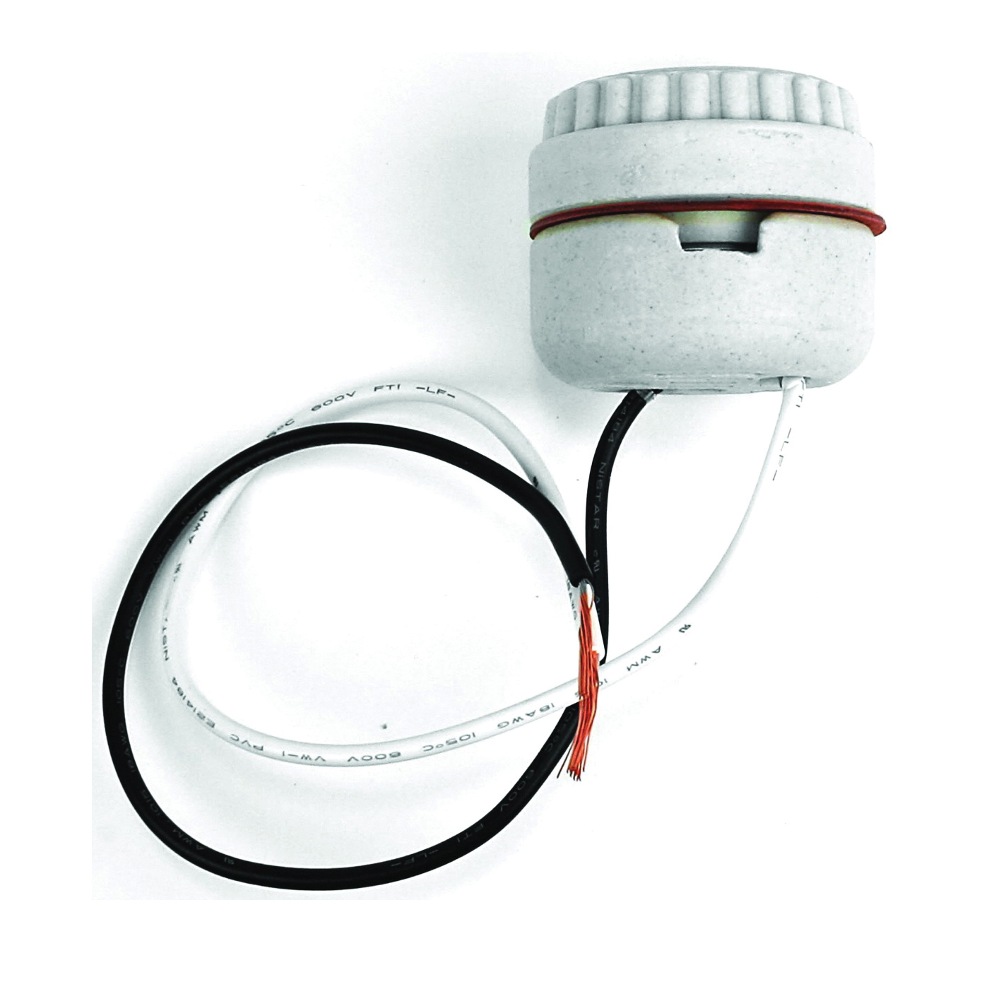 60577 Lamp Socket, 250 V, 660 W, Porcelain Housing Material, White