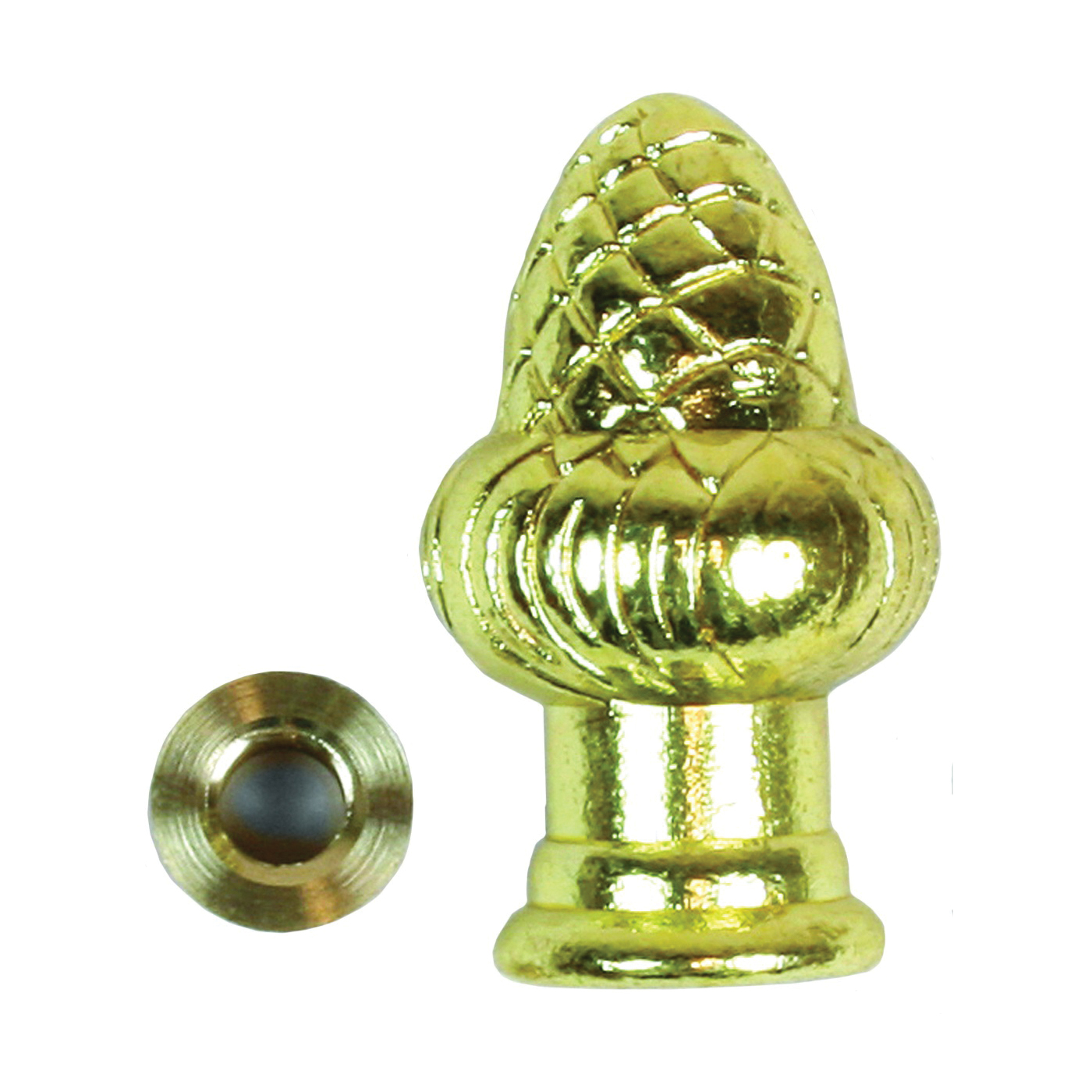 60104 Lamp Finial, Brass