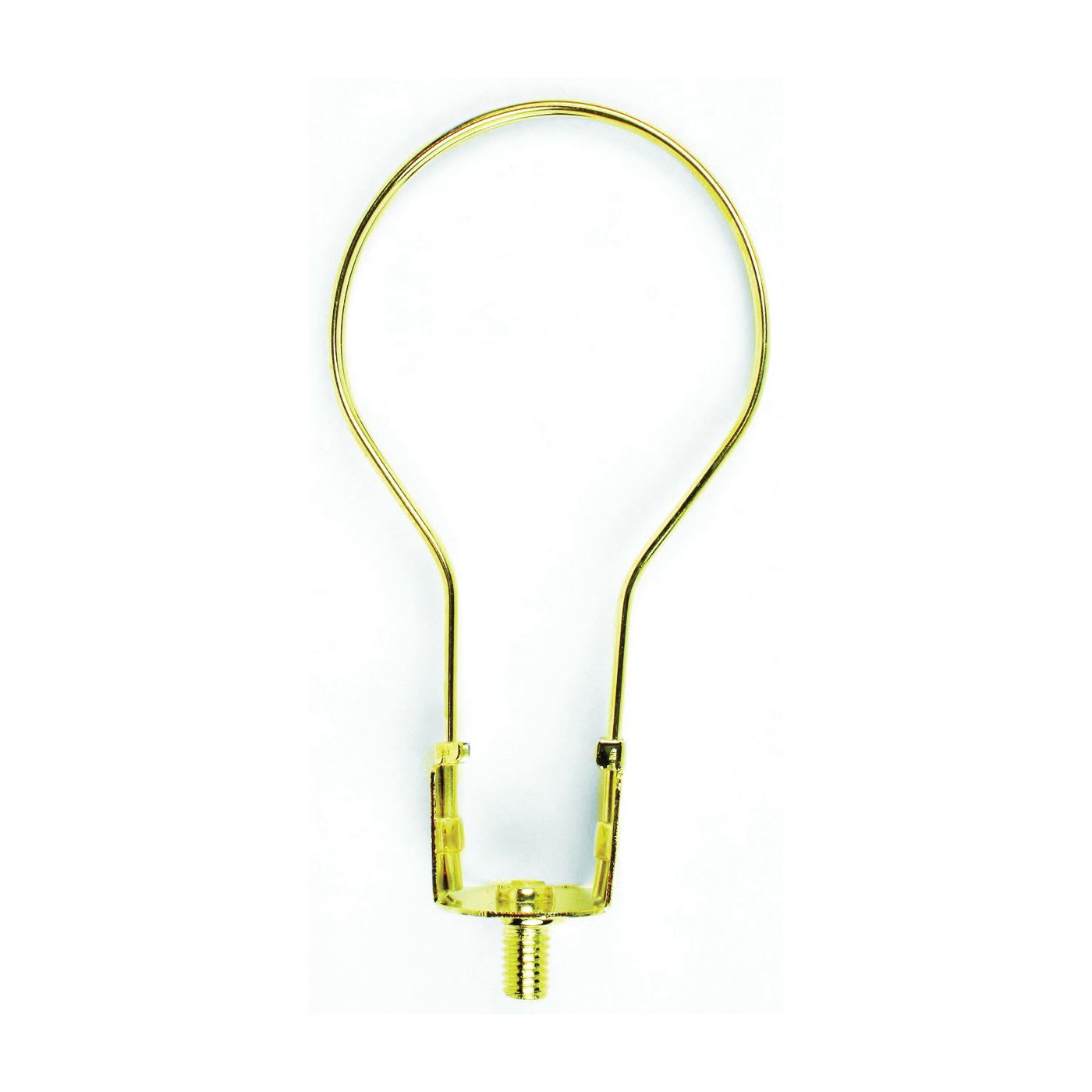 60120 Clip-On Lamp Shade Adapter, Brass Fixture