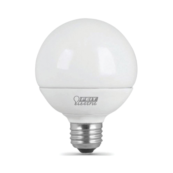 G2560/10KLED/3 LED Lamp, Globe, G25 Lamp, 60 W Equivalent, E26 Lamp Base, White, Warm White Light
