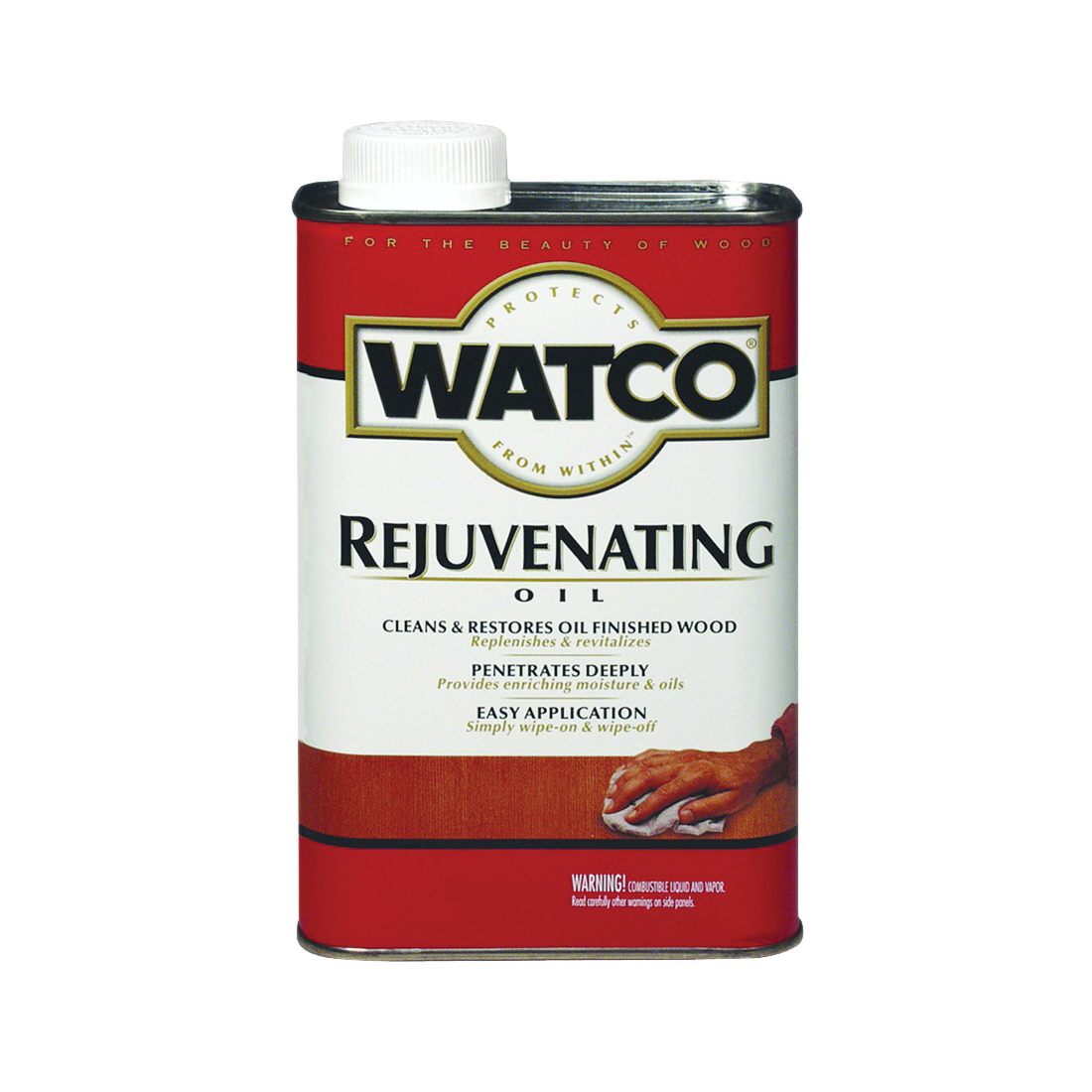 Watco 66051H Oil Finish, Satin, Liquid, 1 pt, Can