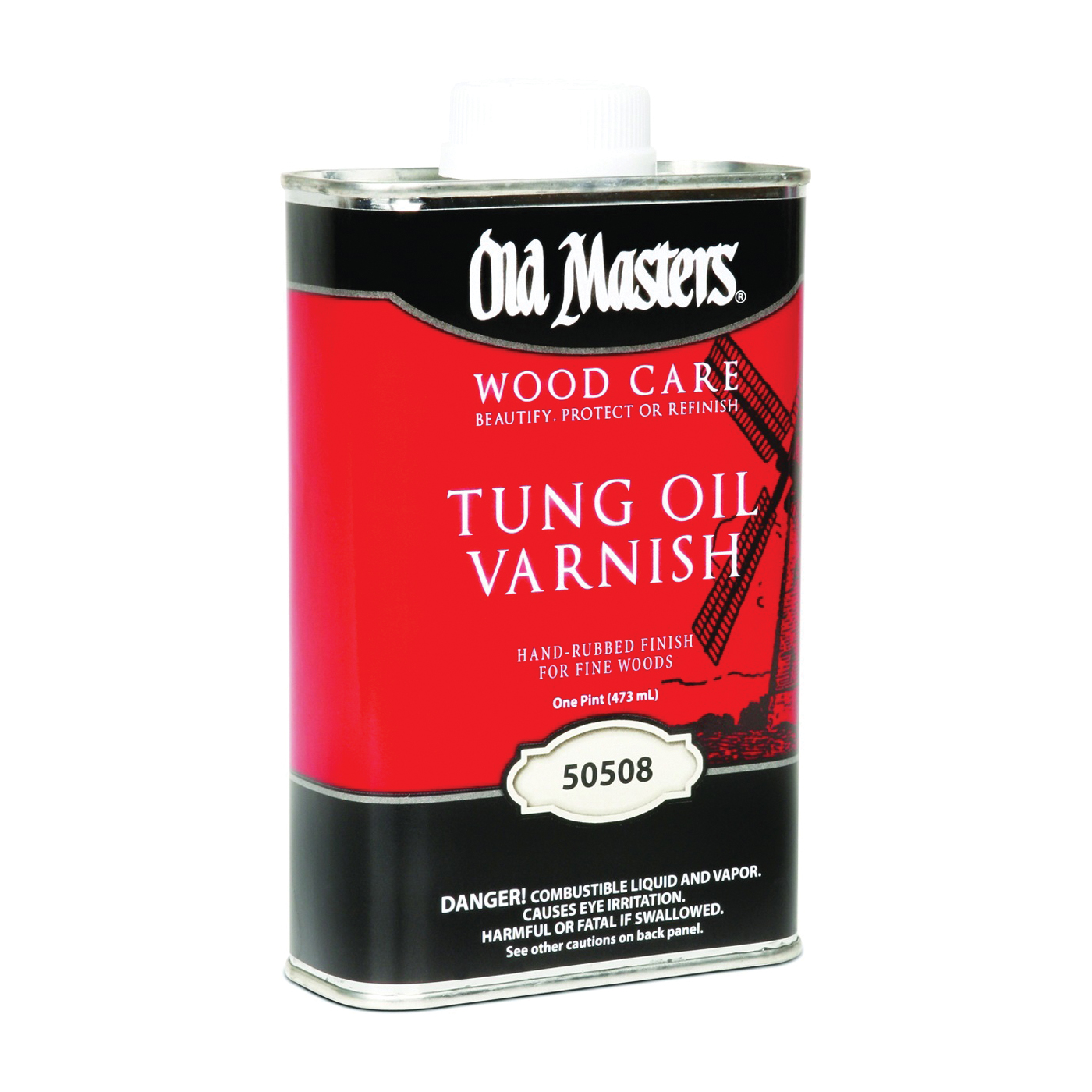 50508 Tung Oil, 678 sq-ft Coverage Area, Liquid, 1 pt Can