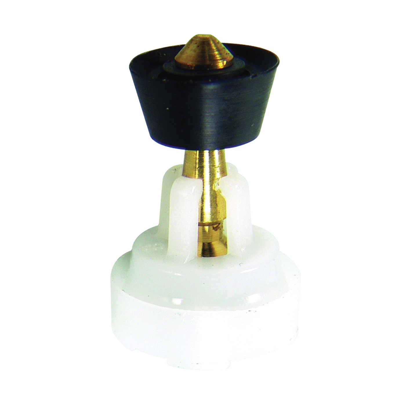 80093E Faucet Spray Diverter, Brass/Plastic/Rubber, For: Delta/Peerless Single Handle Kitchen Sink Faucets