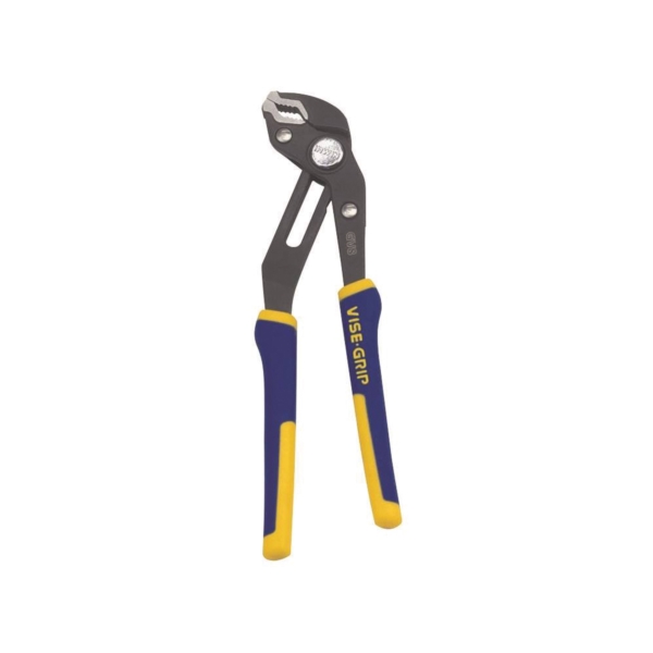 2078108 Groove Lock Plier, 8 in OAL, 1-3/4 in Jaw Opening, Blue/Yellow Handle, Cushion-Grip Handle