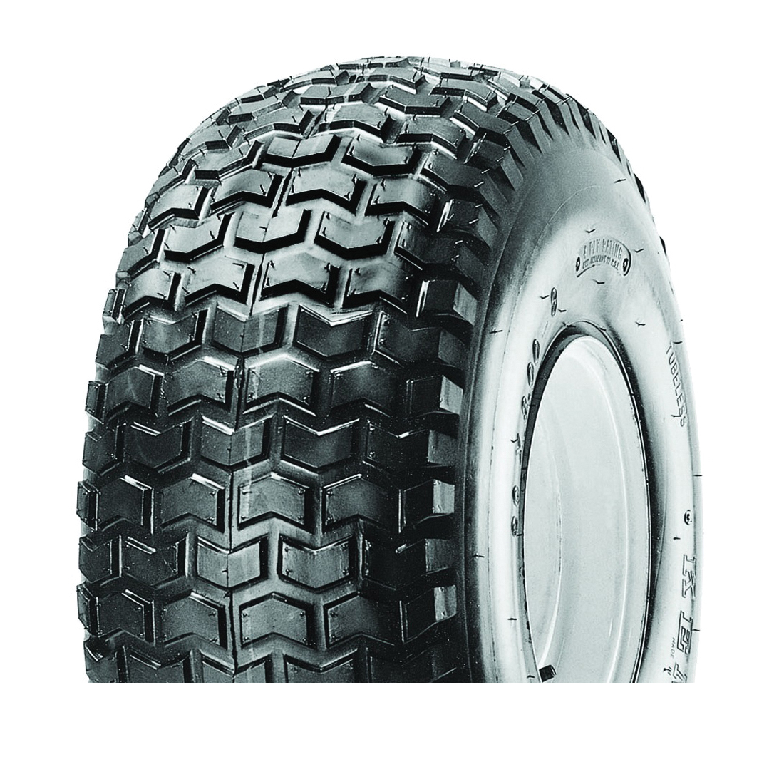 808-4TR-I/2TR-I Turf Rider Tire, Tubeless, For: 8 x 7 in Rim Lawnmowers and Tractors