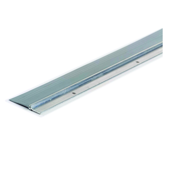69620 Door Sweep, Mill Flange, 48 in L, 2-1/4 in W, Aluminum Flange, Vinyl Insert