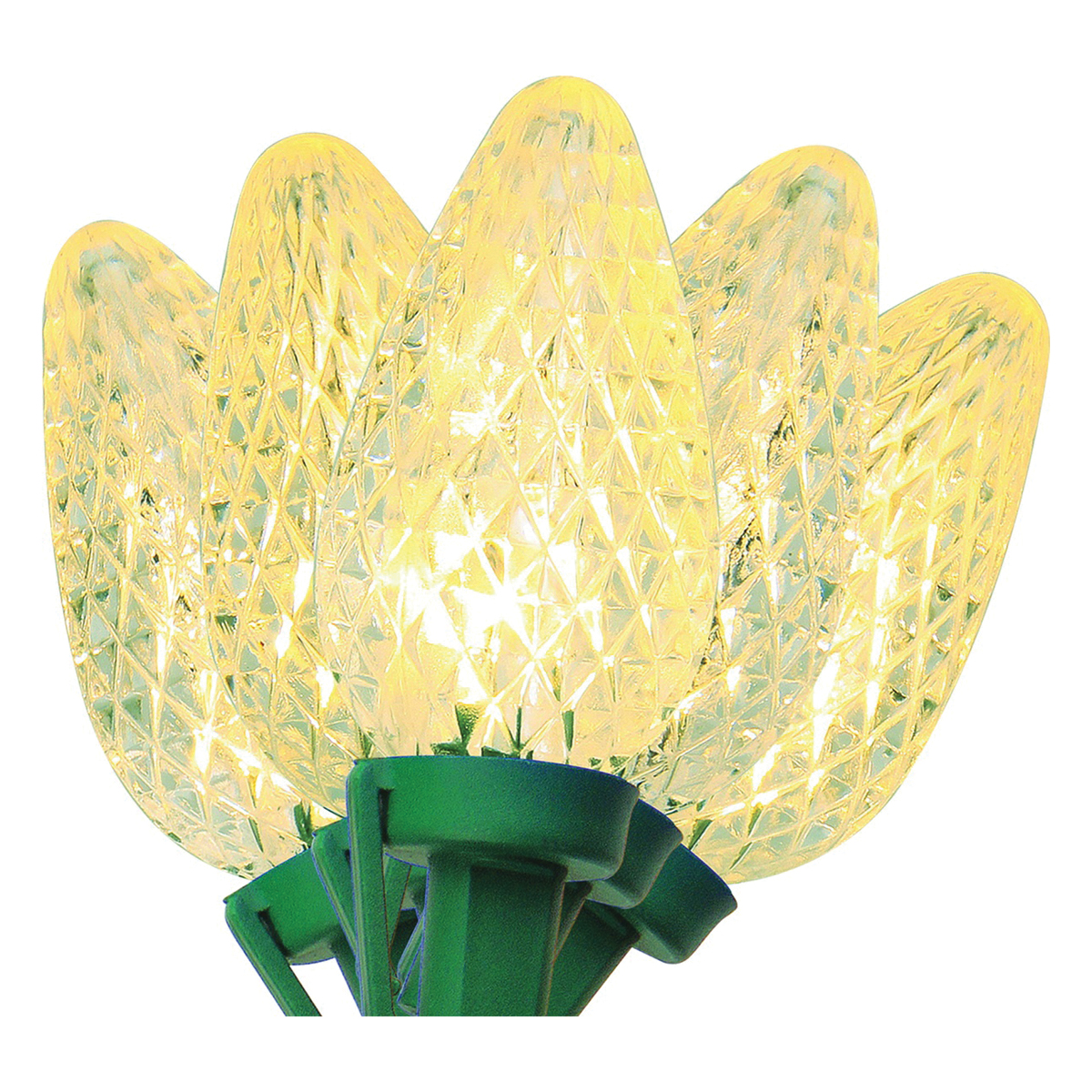 V47659-49 Light Set, Christmas, 120 V, 2.4 W, 25-Lamp, LED Lamp, Warm White Lamp, 17 ft L