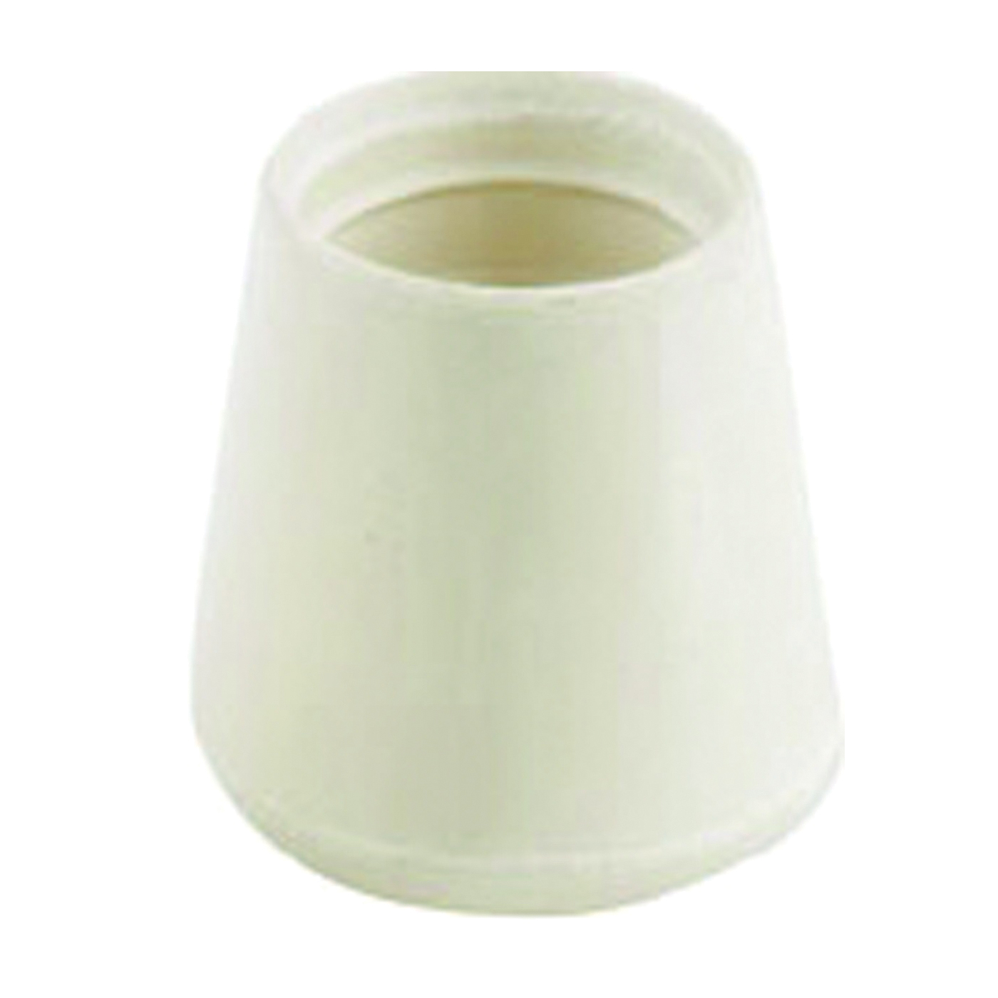 SHEPHERD HARDWARE 9754 Shepherd Hardware 9754 Furniture Leg Tip, Round, Rubber, Off-White, 7/8 in Dia - 1