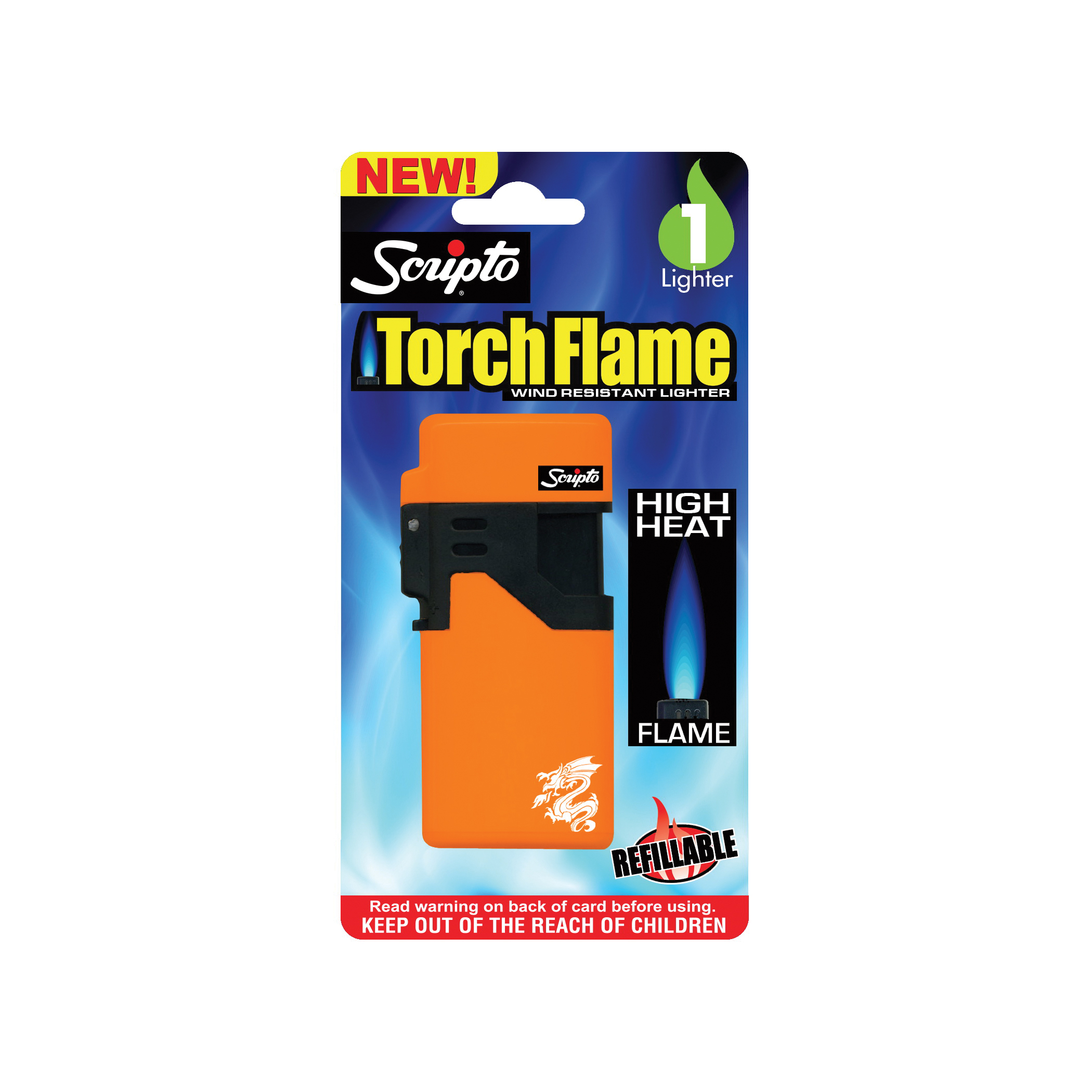 Scripto LDP3KJ-16/64 Pocket Lighter, Refillable: Yes - 2