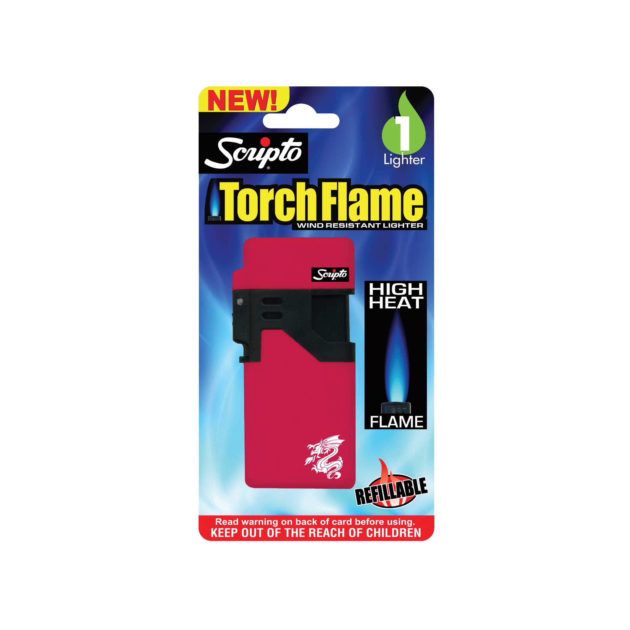 Scripto LDP3KJ-16/64 Pocket Lighter, Refillable: Yes - 3