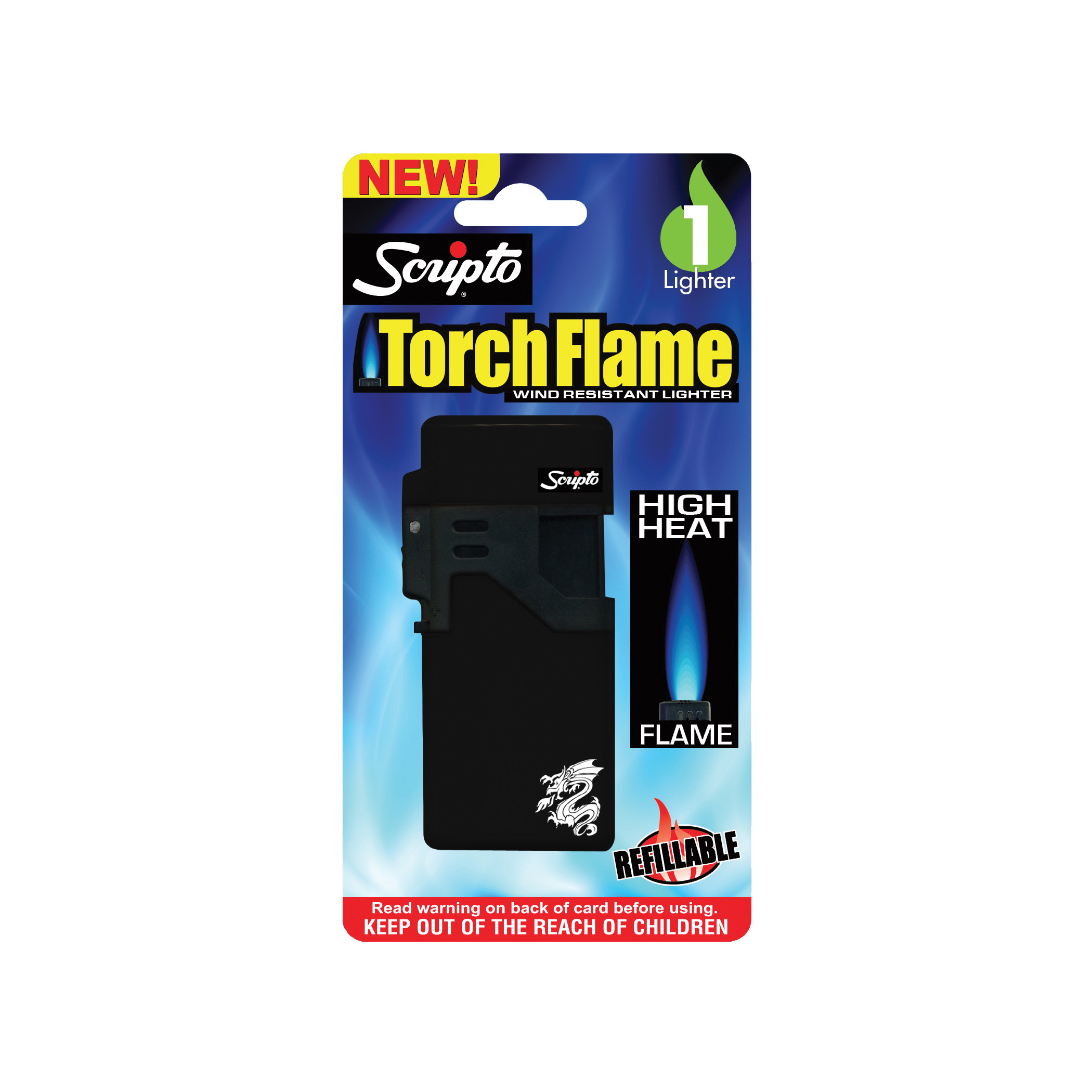 Scripto LDP3KJ-16/64 Pocket Lighter, Refillable: Yes - 4