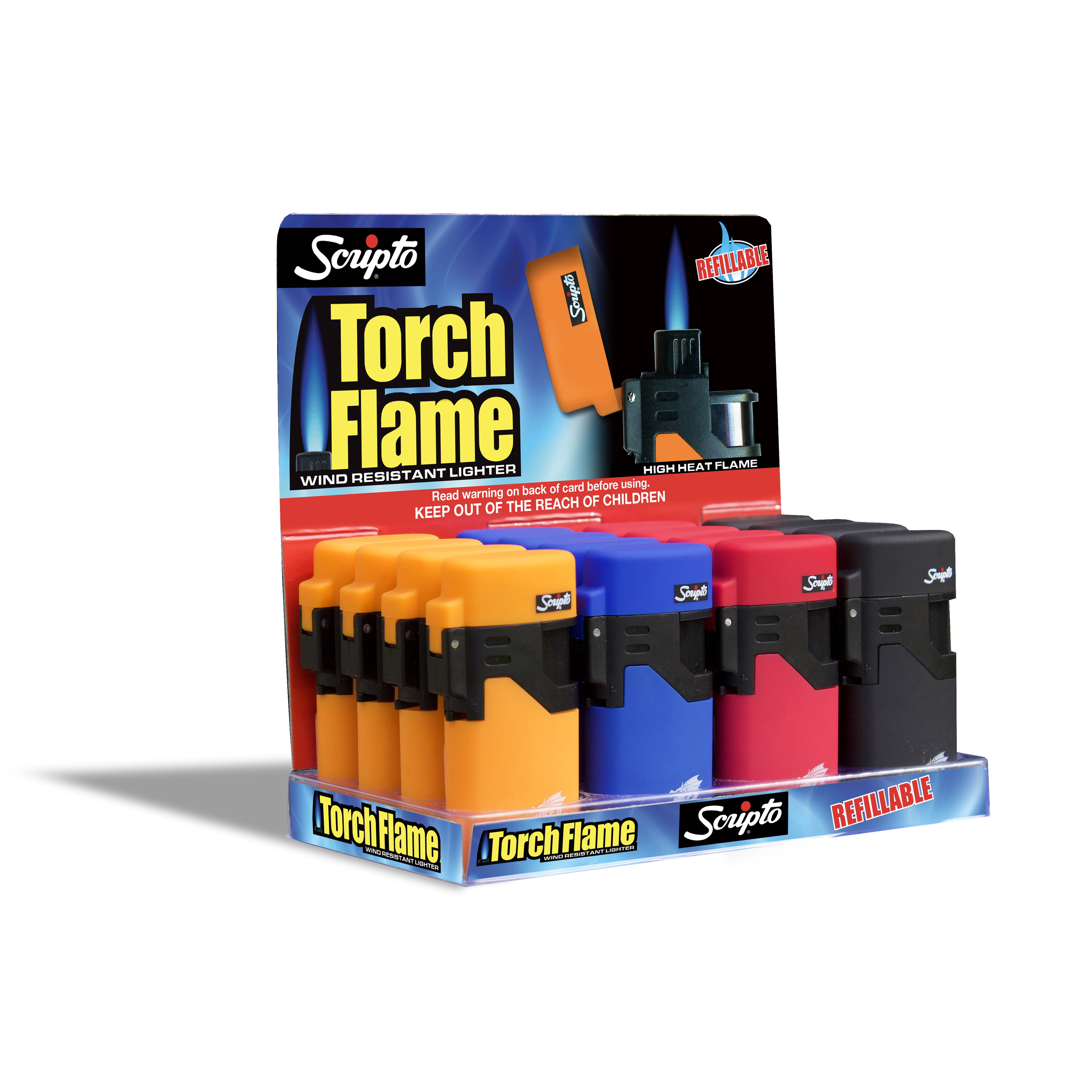 Scripto LDP3KJ-16/64 Pocket Lighter, Refillable: Yes - 5