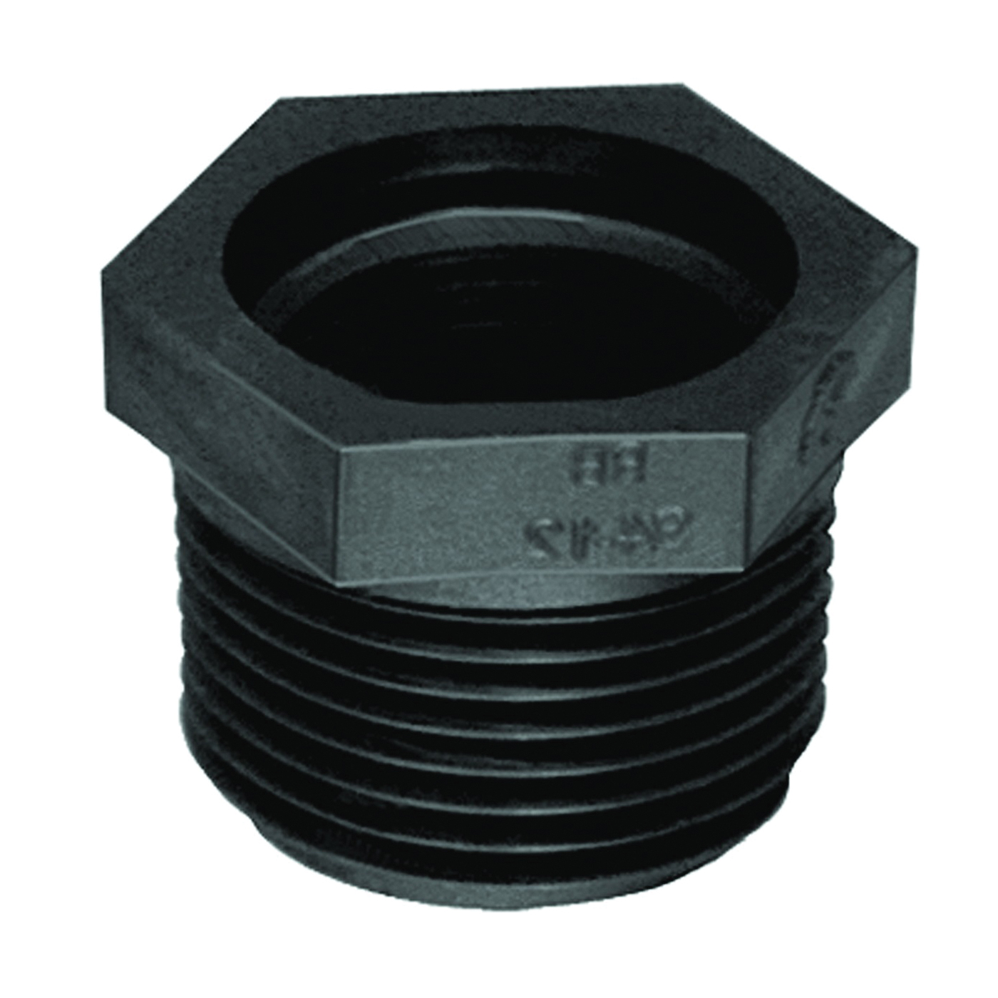 RB200-1P Reducing Pipe Bushing, 2 x 1 in, MPT x FPT, Black