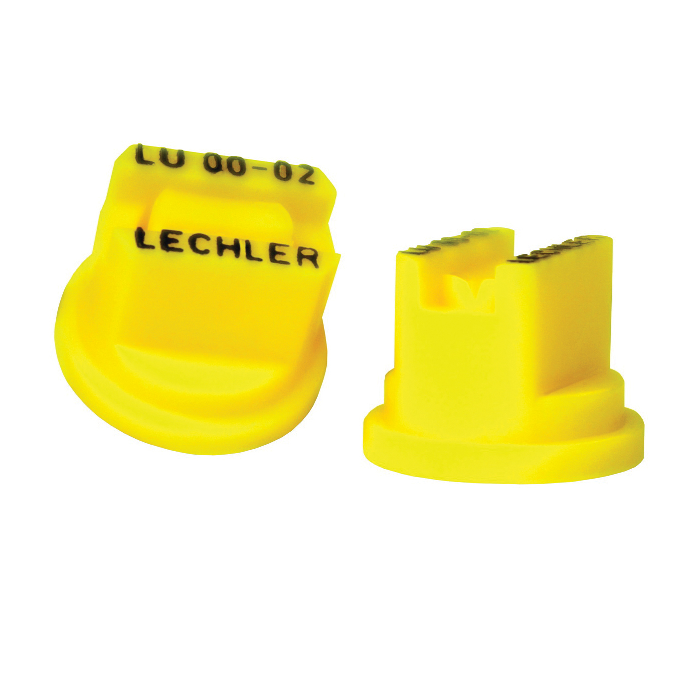 LU 80-02 6PK Spray Nozzle, Multi-Range Universal Flat, Polyoxymethylene, Yellow