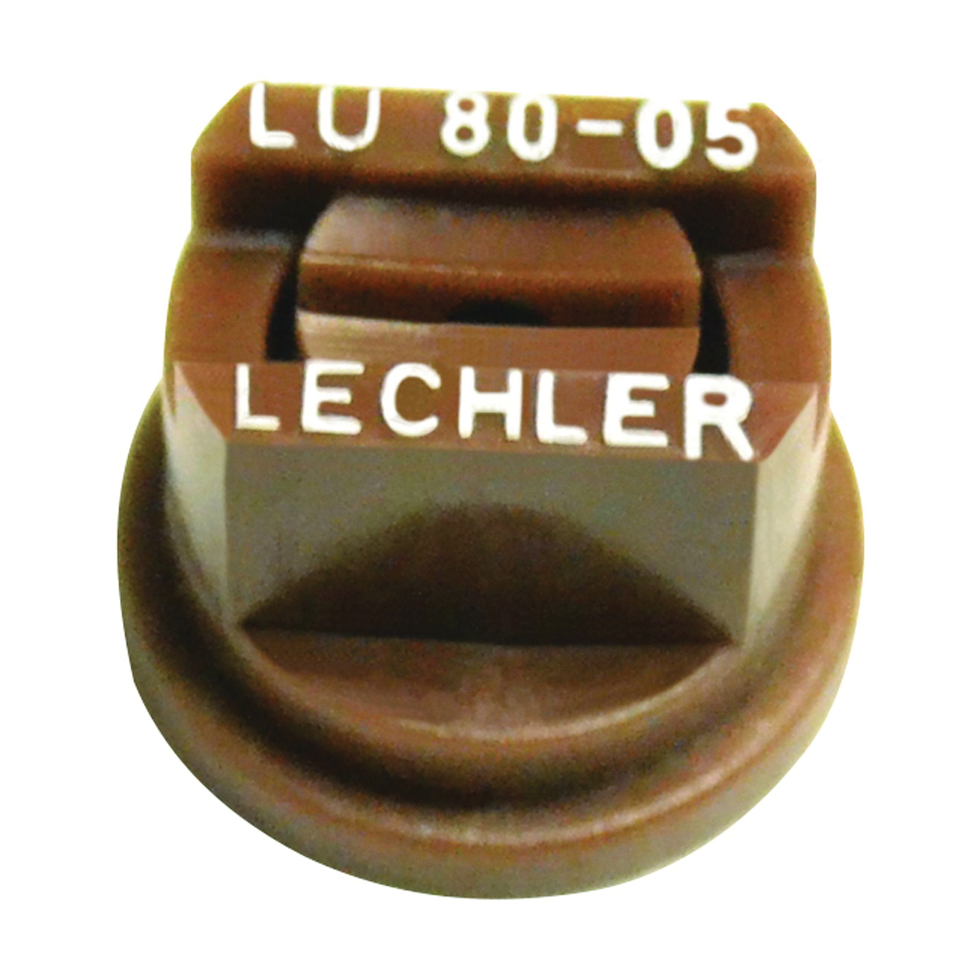 LU 80-05 6PK Spray Nozzle, Multi-Range Universal Flat, Polyoxymethylene, Brown