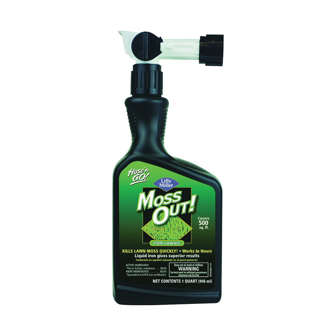 Moss Out! 100503873 Moss Killer, Liquid, Spray Application, 32 oz - 1