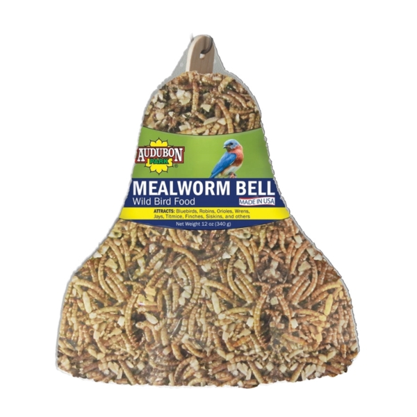 12685 Wild Bird Food, Mealworm Bell, 12 oz