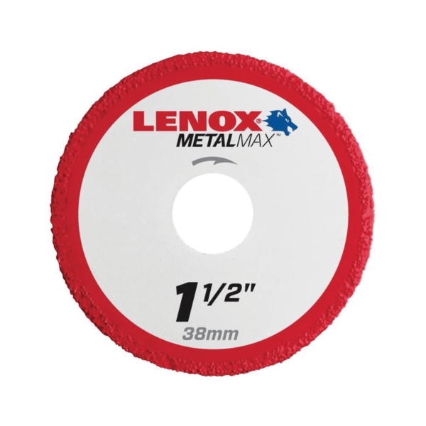 MetalMax 1972914 Cut-Off Wheel, 1-1/2 in Dia, 3/64 in Thick, 3/8 in Arbor, 40, 50 Grit, Diamond Abrasive