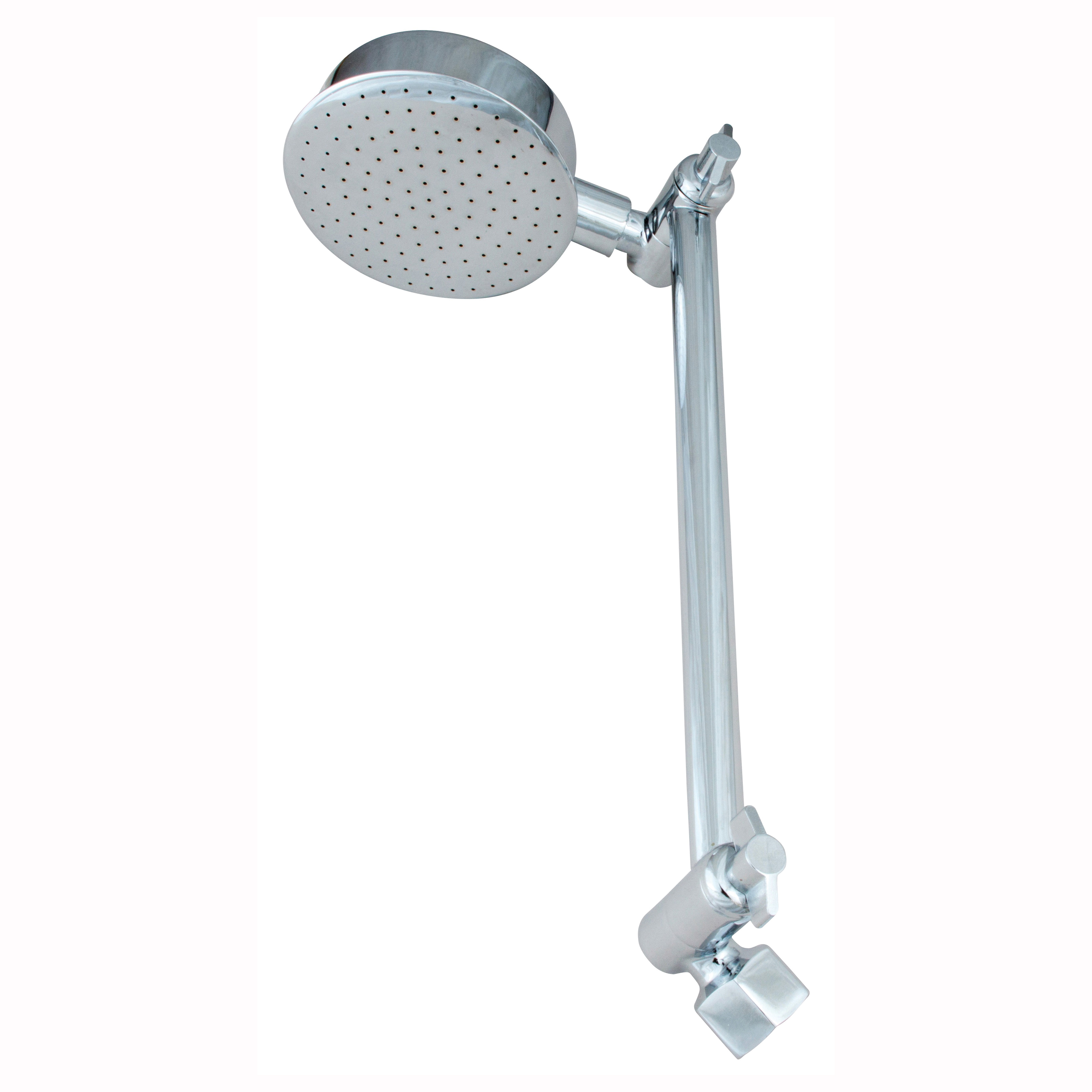 Elephant Series SRW2C Shower Head, 1/2 in Connection, Female, Brass, Chrome, 3-1/2 in Dia