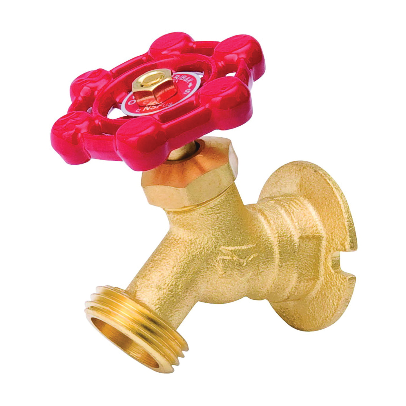 108-004HN Sillcock Valve, 3/4 x 3/4 in Connection, FPT x Male Hose, 125 psi Pressure, Brass Body