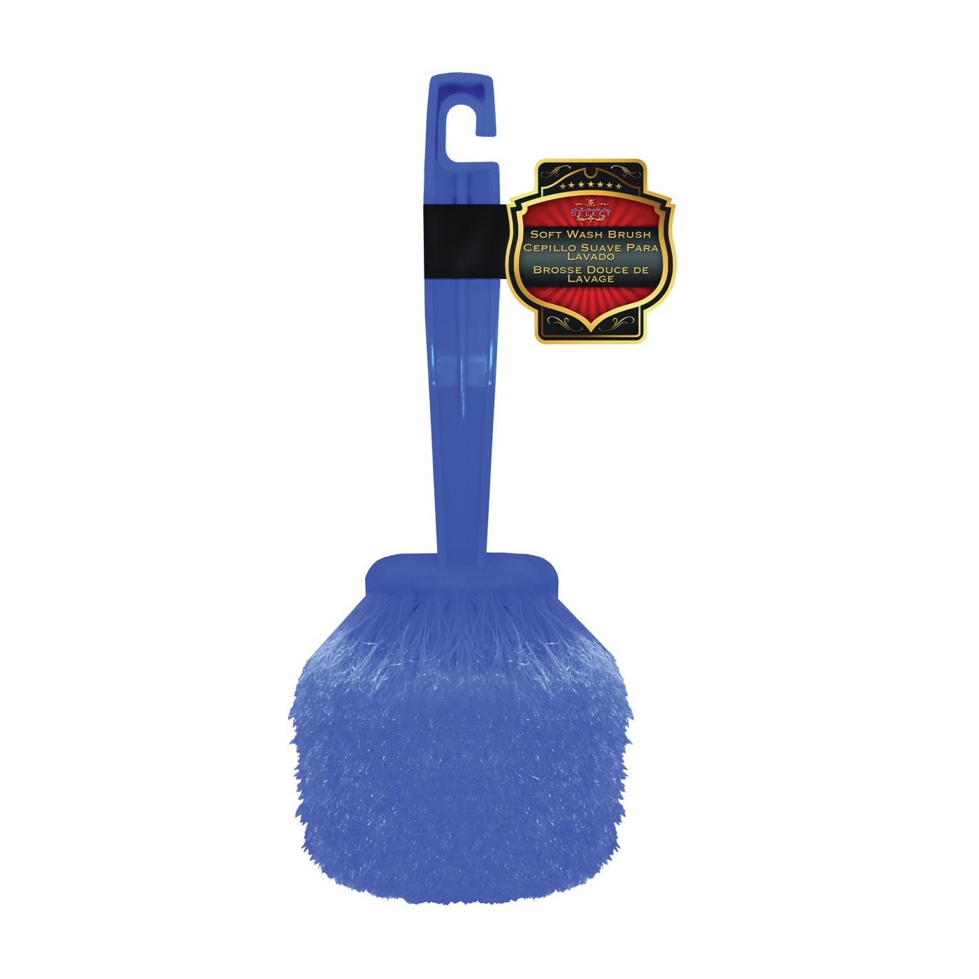 Sm Arnold SELECT 25-615 Washing Brush, 2 in L Trim, 9-1/2 in OAL, Polypropylene Trim, Blue Handle