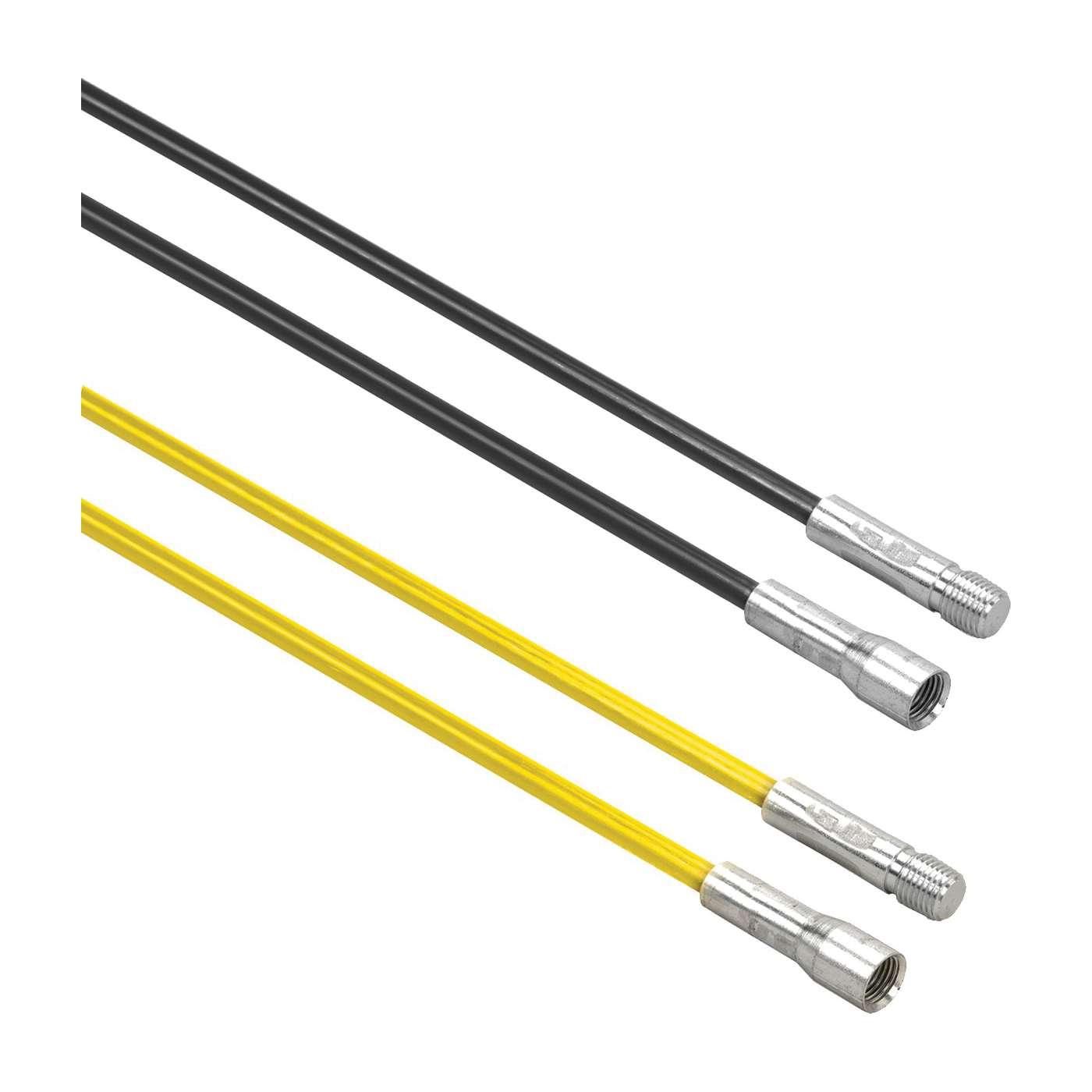 BR0305 Extension Rod, 72 in L, 1/4 in Connection, MNPT x Female Thread, Fiberglass