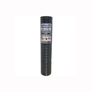 Welded Wire Fence, Jackson Wire, 36 in H x 25 ft L, 1 x 1 in Mesh, 16 Gauge, Black Vinyl Coated - 1