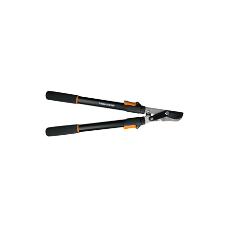 91686935J Telescoping Power-Lever Bypass Lopper, 1-3/4 in Cutting Capacity, Steel Blade, Steel Handle
