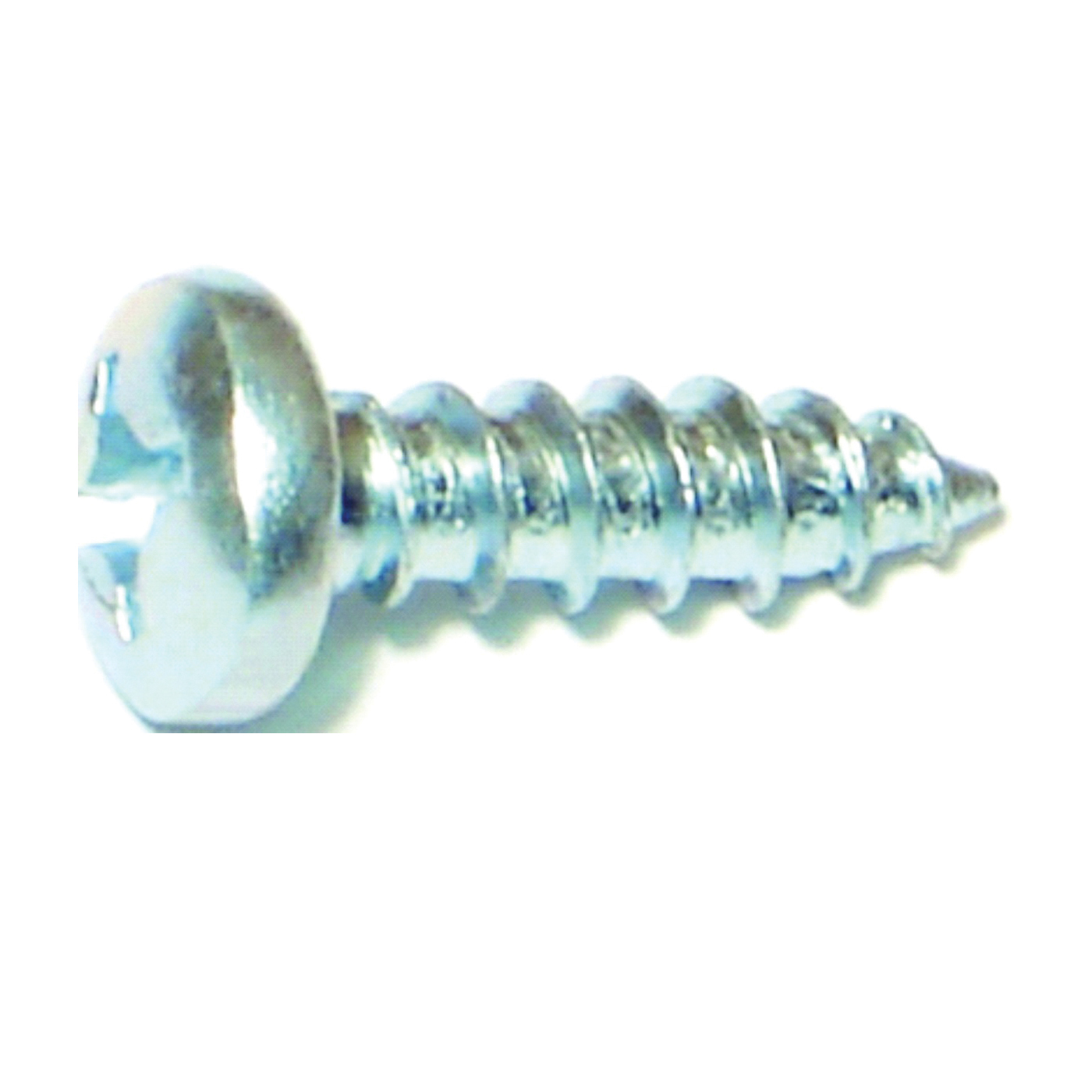 23138 Screw, #12 Thread, 3/4 in L, Pan Head, Phillips Drive, Steel, Zinc