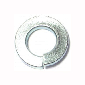 21463 Split Lock Washer, 1/4 in ID, Zinc, Zinc