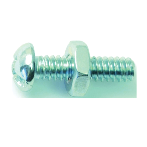 Midwest Fastener 23984 Machine Screw, #10-24 Thread, Roun