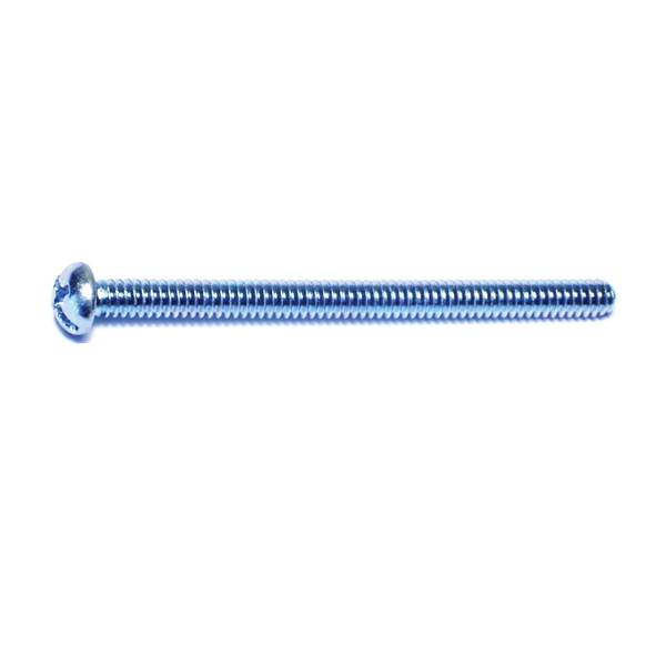 23976 Machine Screw, #6-32 Thread, Round Head, Combo Drive, Zinc