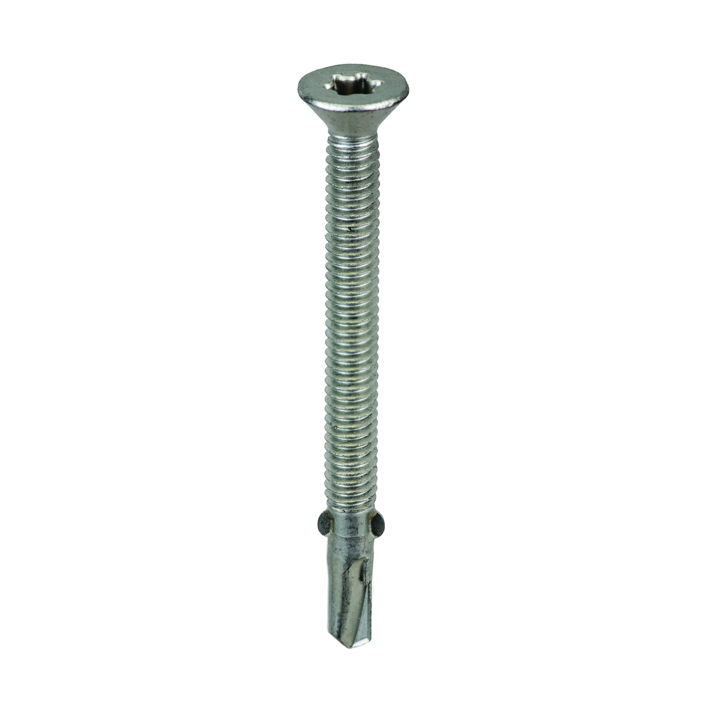 S-WM12212G250 Screw, #12 Thread, Star Drive, Self-Tapping, Winged Point, Galvanized Steel, 250 BAG