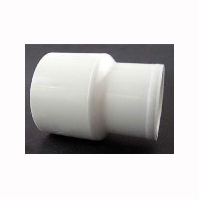435759 Reducing Pipe Coupling, 3/4 x 1/2 in, Socket, White, SCH 40 Schedule