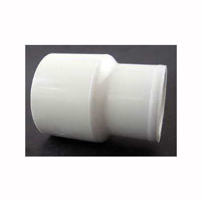 435760 Reducing Pipe Coupling, 1 x 3/4 in, Socket, White, SCH 40 Schedule
