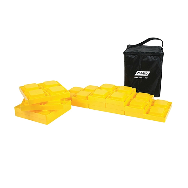 Camco 44505 Leveling Block, Plastic, Yellow - 2
