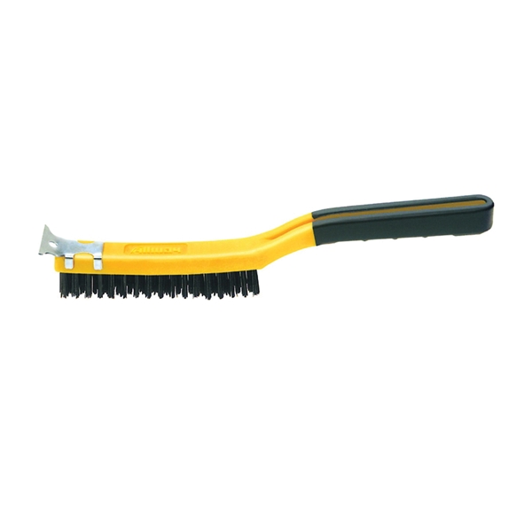 Allway Tools SB319 Wire Brush, Carbon Steel Bristle, 14 in OAL - 2