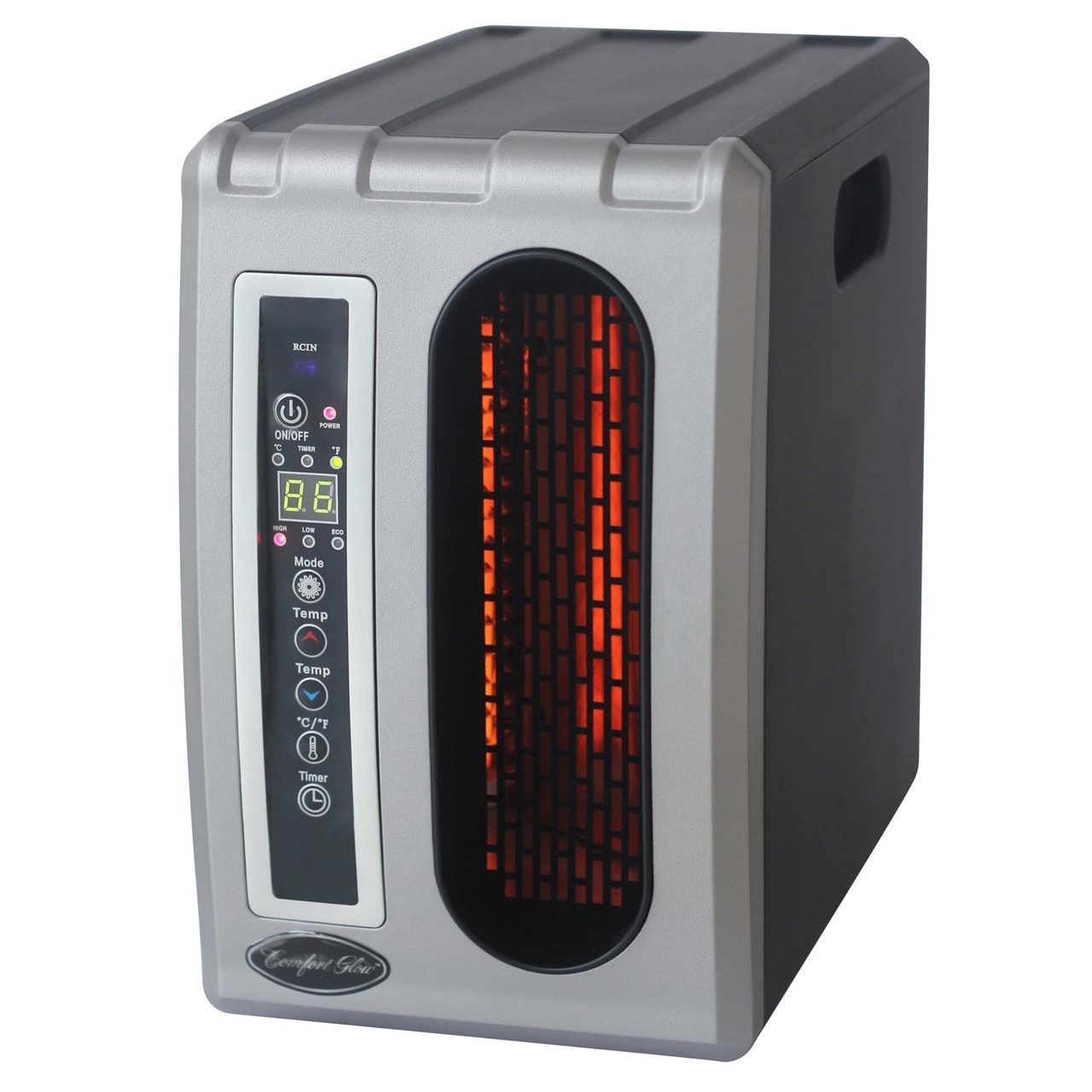 QDE1320 Furnace Electric Heater, 15 A, 120 V, 1500 W, 5120 Btu, 1000 sq-ft Heating Area, Silver