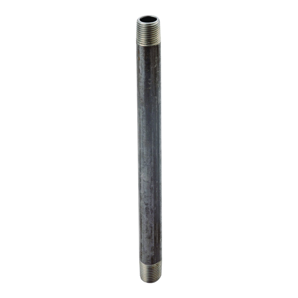 Prosource BN 3/4X48-S Pipe Nipple, 3/4 in, Male, Steel, SCH 40 Schedule, 48 in L