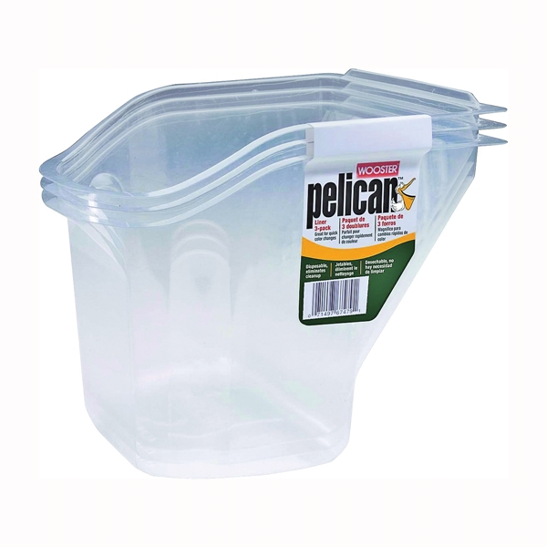 Wooster 8629 Pail Liner, PET, Clear