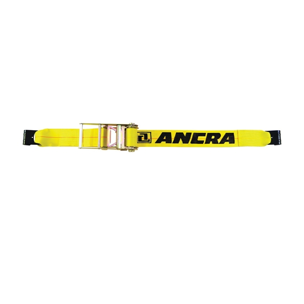 500 Series 49346-10 Strap, 4 in W, 27 ft L, Polyester, Yellow, 5400 lb Working Load, Hook End