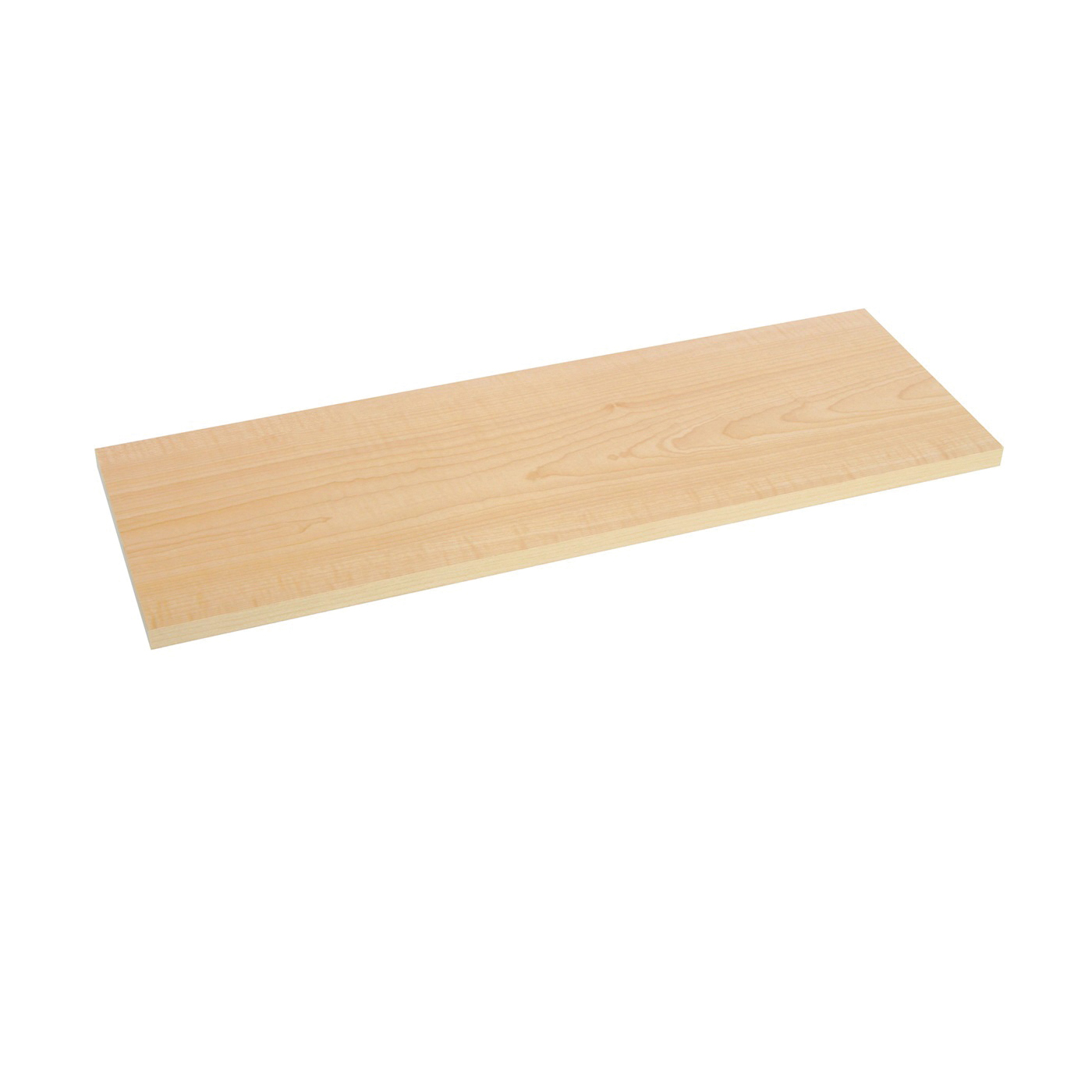 Knape & Vogt 1980 MPL 8X24 Series Shelf Board, 24 in L, 8 in W, Maple, For: KV Standard/Bracket Shelving Systems