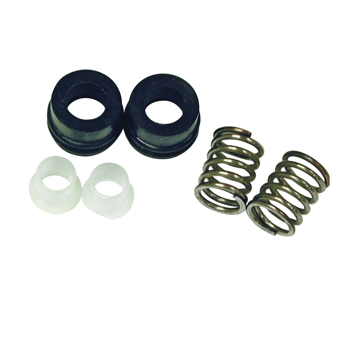 80686 Seat and Spring Kit, Plastic/Rubber/Stainless Steel, Black